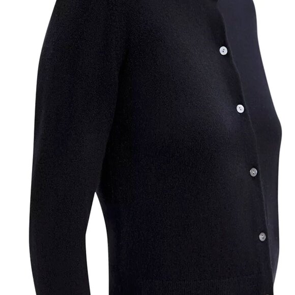 NWT Theory 100% Soft Cashmere Cardigan Black - Size Medium - Picture 3 of 10